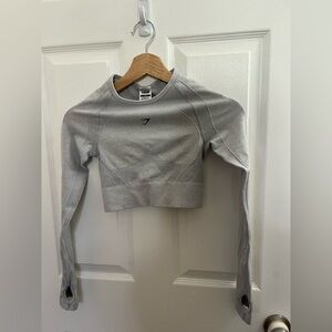 Gymshark Light Gray Women's Crop Top